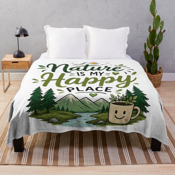 Item preview, Nature Is My Happy Place designed and sold by MR4me.