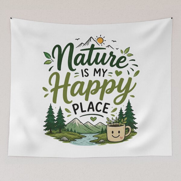 Item preview, Nature Is My Happy Place designed and sold by MR4me.