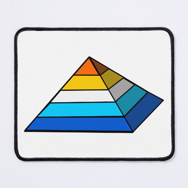 Item preview, Pyramid Pride Flag Aromantic Asexual designed and sold by HarveyHandcraftsandDesigns.