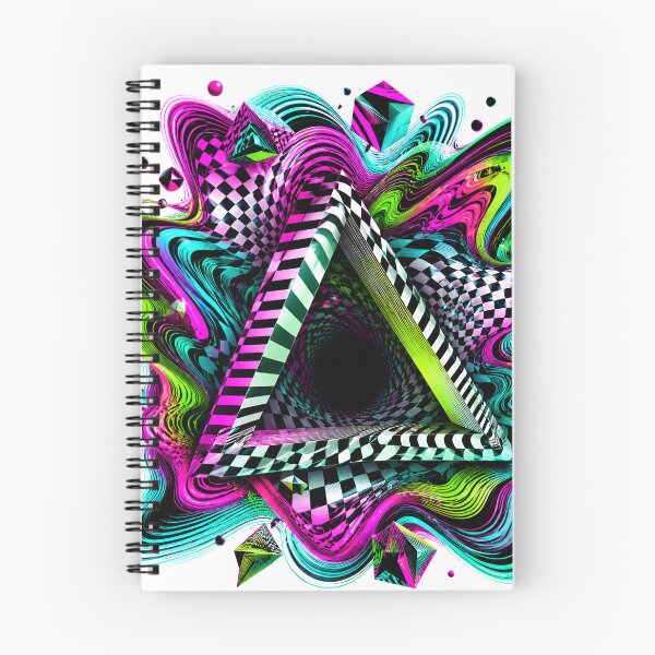 Item preview, Void Illusion Psychedelic 3D Triangle Optical Vortex Artwork designed and sold by RiteshCenter .