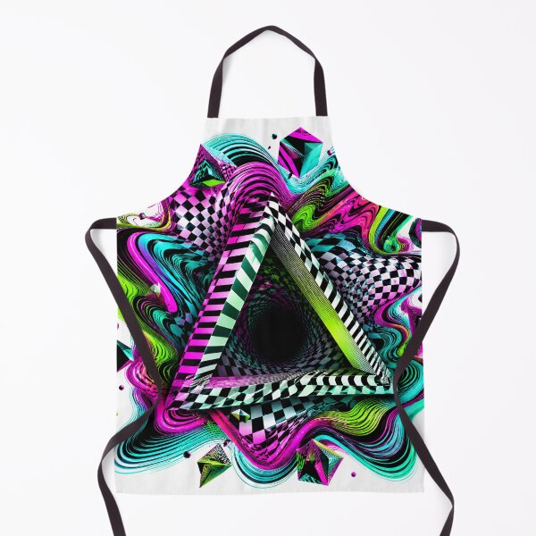 Item preview, Void Illusion Psychedelic 3D Triangle Optical Vortex Artwork designed and sold by RiteshCenter .