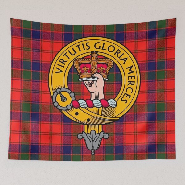 Item preview, Robertson Crest and Modern Tartan designed and sold by Kirrindy Designs.