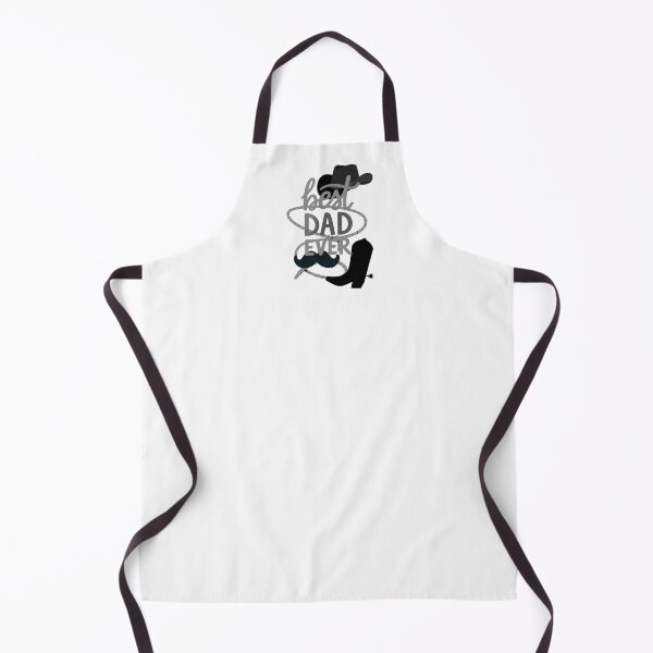 Item preview, Best Dad Ever with Black/White/Gray Mustache, Hat & Boots designed and sold by jeweleddesigns.