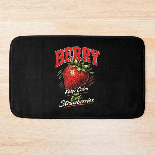 Item preview, Berry Keep Calm Eat Strawberries  designed and sold by graphixpolash.