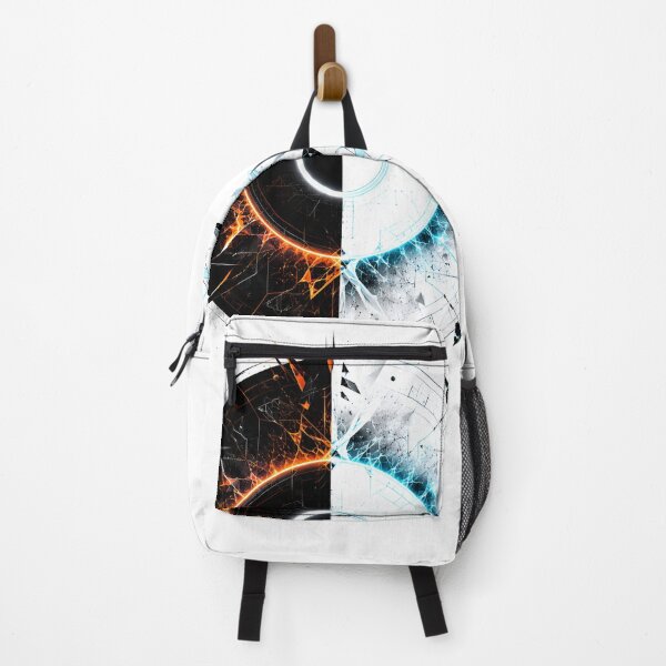 Item preview, Void Inverse Cosmic Fire and Ice Split Eclipse Artwork designed and sold by RiteshCenter .
