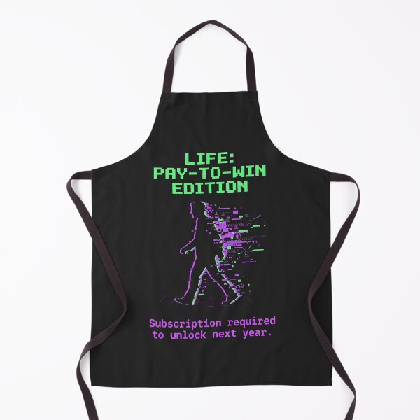 Item preview, Pay To Win Life Glitch Aesthetic designed and sold by SplashTastic.