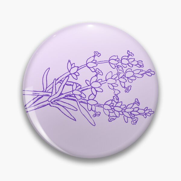 Item preview, Lavender stalk botanical drawing designed and sold by Sarah Trett.