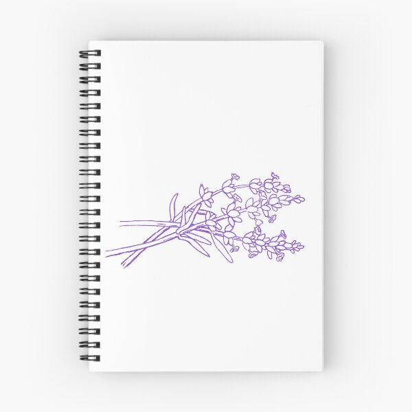 Item preview, Lavender stalk botanical drawing designed and sold by Sarah Trett.