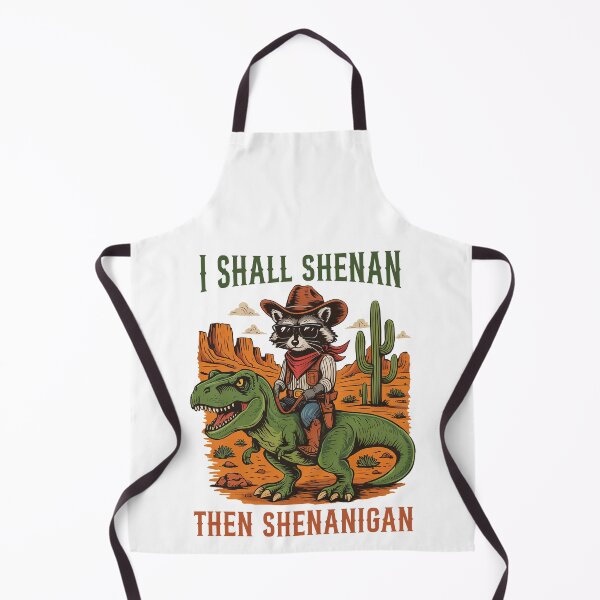 Item preview, I Shall Shenan Then Shenanigan Cowboy Raccoon Meme designed and sold by nosu-art-pod.