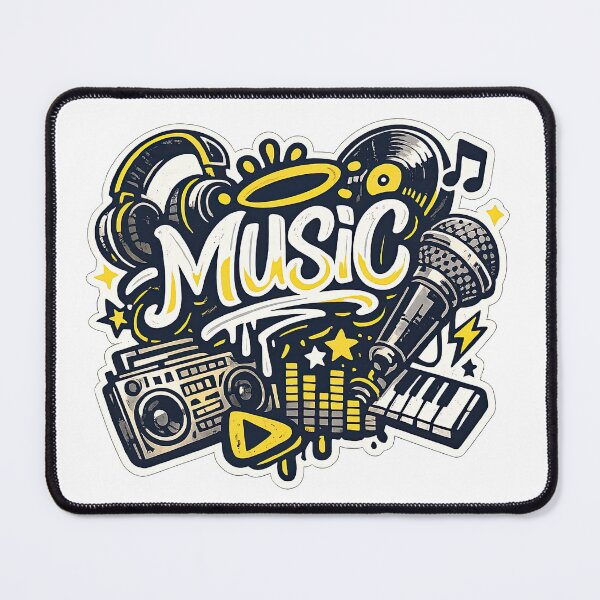 Item preview, Urban Music Graffiti Street Art Design designed and sold by LeCoinDeFredPro.