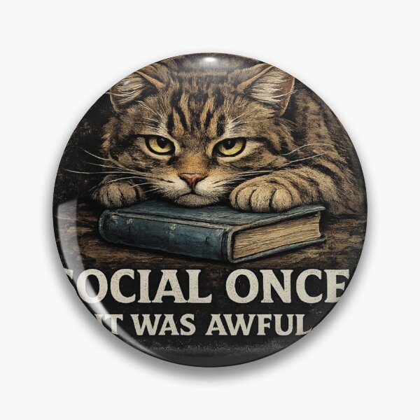 Item preview, I Was Social Once. It Was Awful. designed and sold by Skedart.