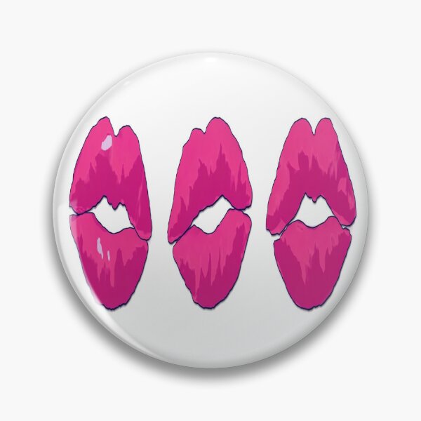 Item preview, Hot Pink Glossy Lips Pop Art designed and sold by tabe9001234.