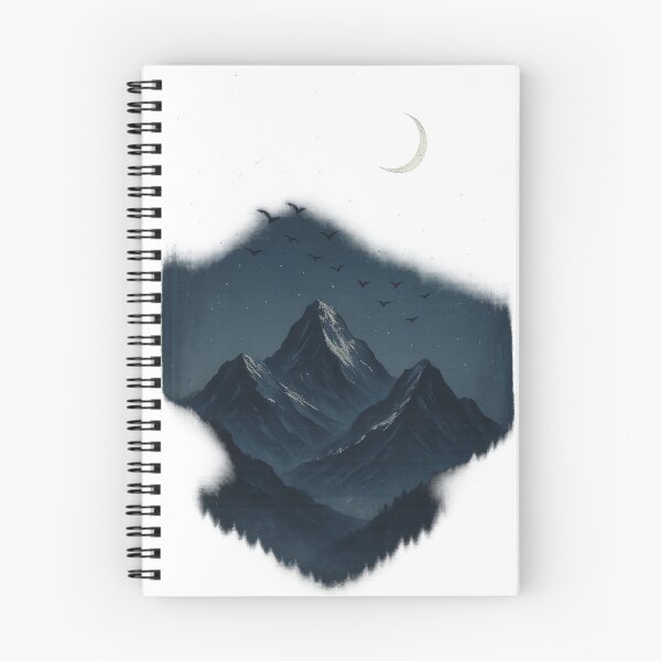 Item preview, Moonlit Peaks of Mystery designed and sold by Velvet-motive.