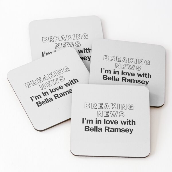 Item preview, Breaking News - I'm in love with Bella Ramsey designed and sold by PopCultureAndStuff.