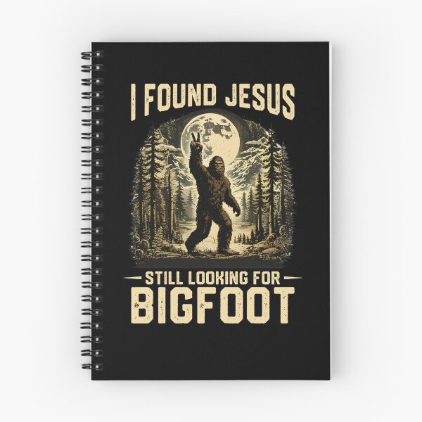 Item preview, I Found Jesus Still Looking For Bigfoot Meme designed and sold by nosu-art-pod.