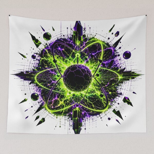 Item preview, Void Isotope Sci-Fi Radioactive Atomic Core Artwork designed and sold by RiteshCenter .
