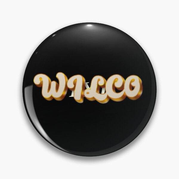 Item preview, Wilco Retro Groovy Gold Script 3D Typography designed and sold by creativerooney.
