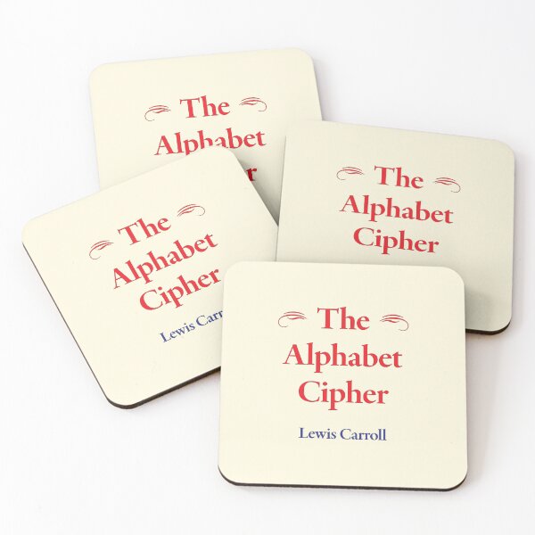 Item preview, Lewis Carroll, The Alphabet Cipher designed and sold by CharlottePlaceArt.