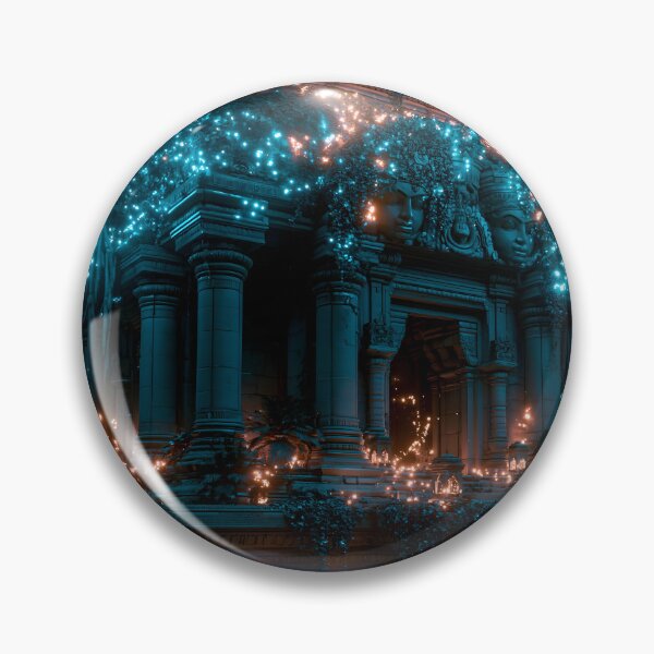 Item preview, Frozen Temple Ruins Under Starlit Sky designed and sold by NeoArvish.