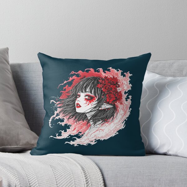 Item preview, Horror Anime Manga Tee I Gothic Outfit I Japanese Chibi Girl   designed and sold by fortrogabbi.
