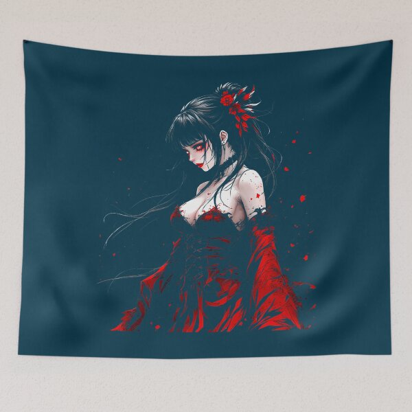 Item preview, Horror Anime Manga Tee I Gothic Outfit I Japanese Chibi Girl   designed and sold by fortrogabbi.