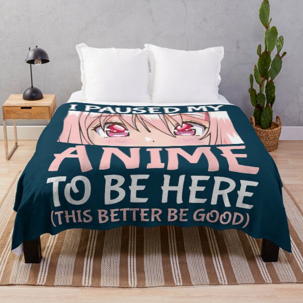 Item preview, I Paused My Anime To Be Here Otaku Anime Merch Gift designed and sold by fortrogabbi.