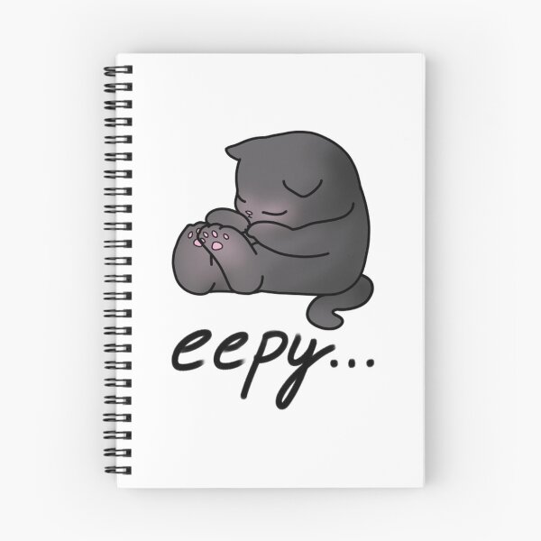 Item preview, Eepy Cat Cute Fluffy Sleeping Kitten Art designed and sold by Catocatrus.
