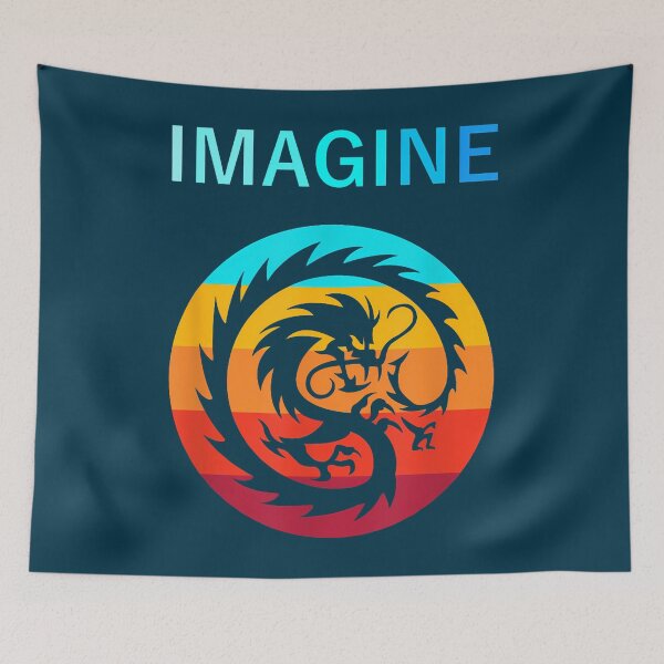 Item preview, CopyImagine Fantasy Dragon Retro Tribal   designed and sold by fortrogabbi.