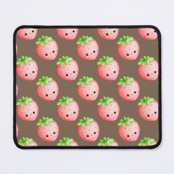 Item preview, Cute Kawaii Strawberry Faces Notebook - Adorable Pink Fruit Pattern Planner designed and sold by FestivityFinds.