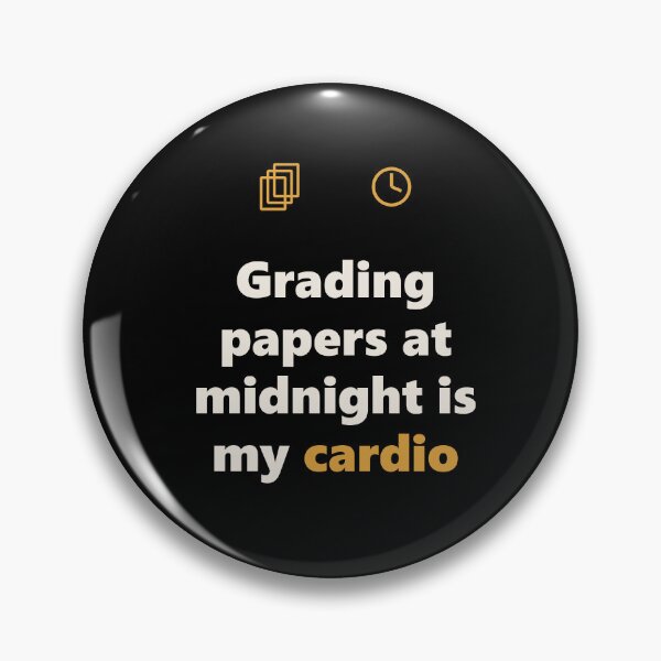 Item preview, Funny Teacher Shirt - Grading Is My Cardio - Gift designed and sold by Harlo.co.