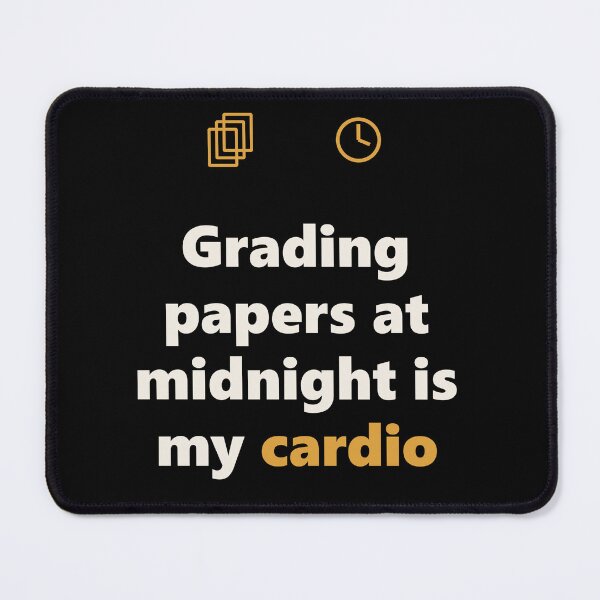Item preview, Funny Teacher Shirt - Grading Is My Cardio - Gift designed and sold by Harlo.co.