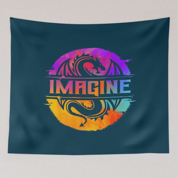 Item preview, Imagine Fantasy Dragon Retro Tribal   designed and sold by fortrogabbi.