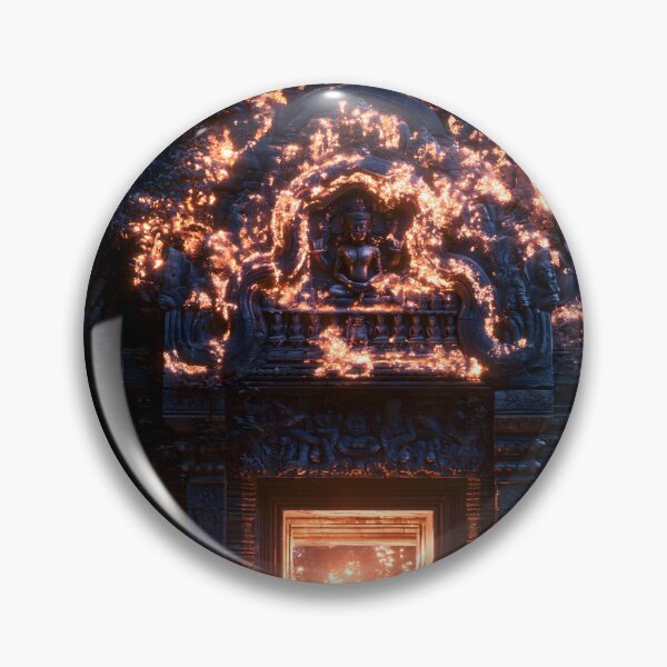 Item preview, Burning Temple Gate in Ancient Ruins designed and sold by NeoArvish.