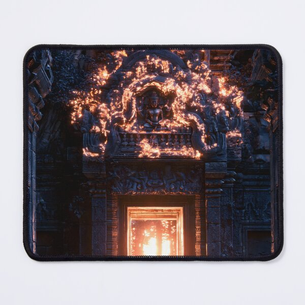 Item preview, Burning Temple Gate in Ancient Ruins designed and sold by NeoArvish.