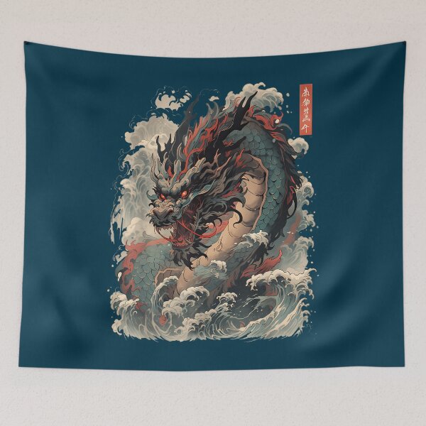 Item preview, Japanese Aesthetic Dragon Japanese Japan Tattoo Art   designed and sold by fortrogabbi.