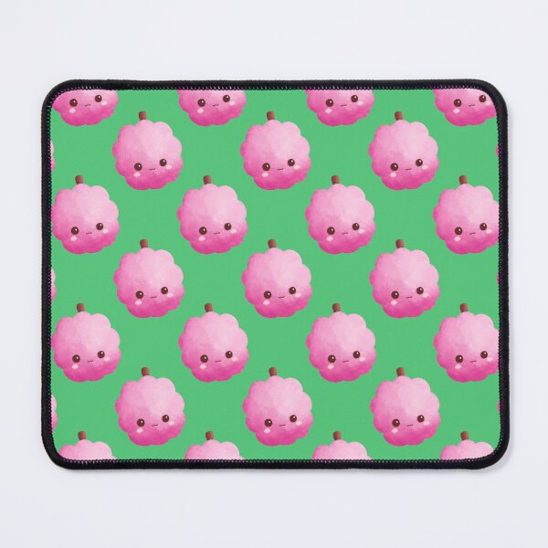 Item preview, Cute Pink Raspberry Faces Kawaii Notebook - Bright Green Pattern Planner designed and sold by FestivityFinds.