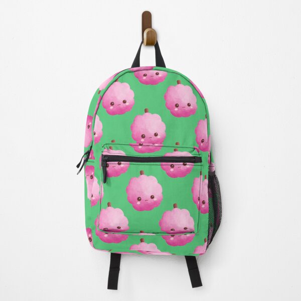 Item preview, Cute Pink Raspberry Faces Kawaii Notebook - Bright Green Pattern Planner designed and sold by FestivityFinds.