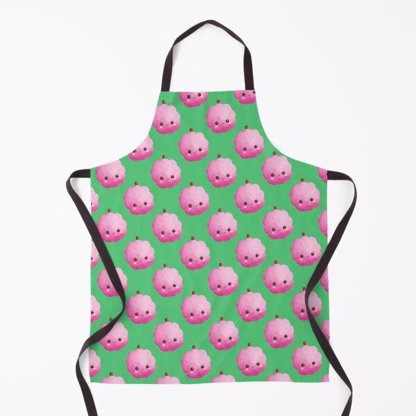 Item preview, Cute Pink Raspberry Faces Kawaii Notebook - Bright Green Pattern Planner designed and sold by FestivityFinds.