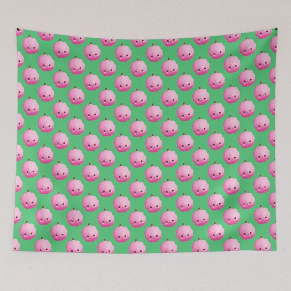 Item preview, Cute Pink Raspberry Faces Kawaii Notebook - Bright Green Pattern Planner designed and sold by FestivityFinds.