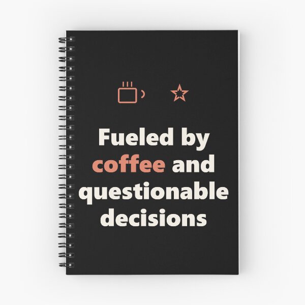 Item preview, Funny Coffee Shirt - Questionable Decisions - Gift designed and sold by Harlo.co.