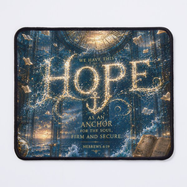 Item preview, Chapter 6 19 Faith Art Steampunk Library Ocean Wave Hope Anchor designed and sold by mizuNgrace.