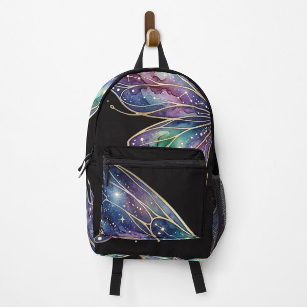 Item preview, Starlight Nebula Butterfly Wings – Celestial Galaxy Watercolor Fantasy Art designed and sold by Dream Bloom Gallery.