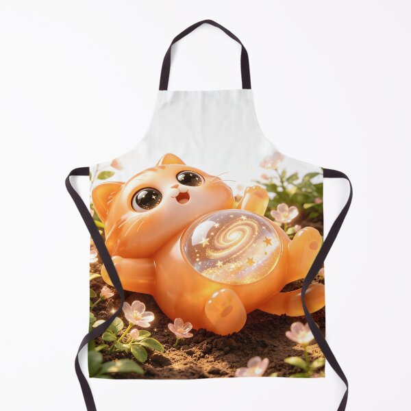 Item preview, Emerald Galaxy Cat - The Accidental Garden Treasure designed and sold by ABYSSLAB.