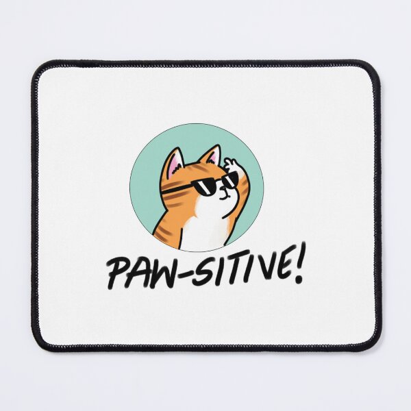 Item preview, Paw Sitive Cute Orange Cat Motivation Art designed and sold by Catocatrus.