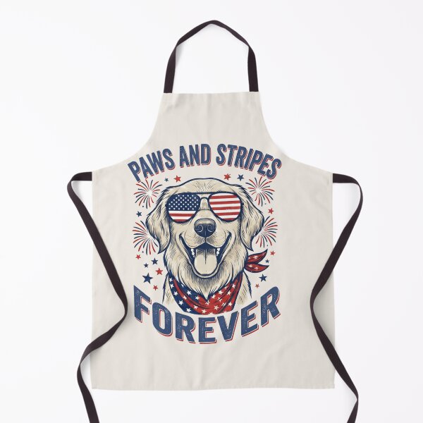Item preview, Paws and Stripes Forever Dog T-Shirt & Sticker – Funny Patriotic USA Flag Puppy Independence Day Gift for Dog Lovers designed and sold by ZyxDes.