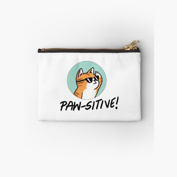 Item preview, Paw Sitive Cute Orange Cat Motivation Art designed and sold by Catocatrus.