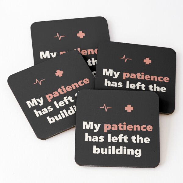 Item preview, Funny Nurse Shirt - Patience Left Building - RN Gift designed and sold by Harlo.co.