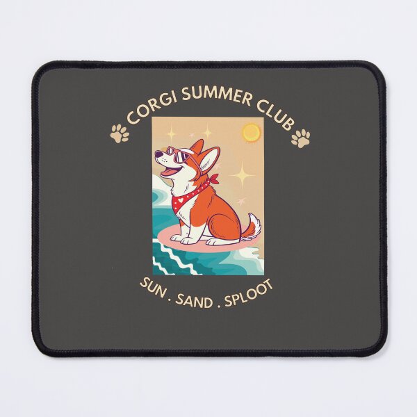 Item preview, Corgi Summer Club – Sun Sand Sploot Cute Beach Corgi Dog Lover T-Shirt designed and sold by jananinaveen.