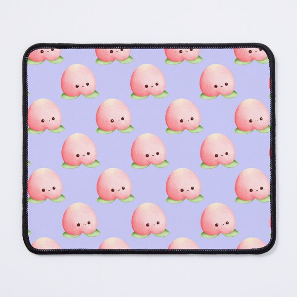 Item preview, Kawaii Peach Pattern Notebook | Cute Cartoon Fruit Faces designed and sold by FestivityFinds.