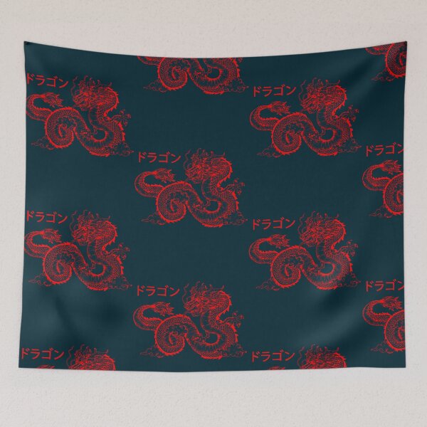 Item preview, Japanese Aesthetic Dragon Kanji Urban Japan Streetwear designed and sold by aralenad1.